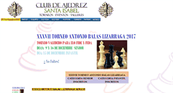 Desktop Screenshot of ajedrezsantaisabel.com